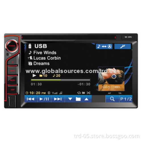 2-DIN Universal Car Navigation DVD Player with 8-inch TFT Digital Display for Volkswagen (Magotan)
